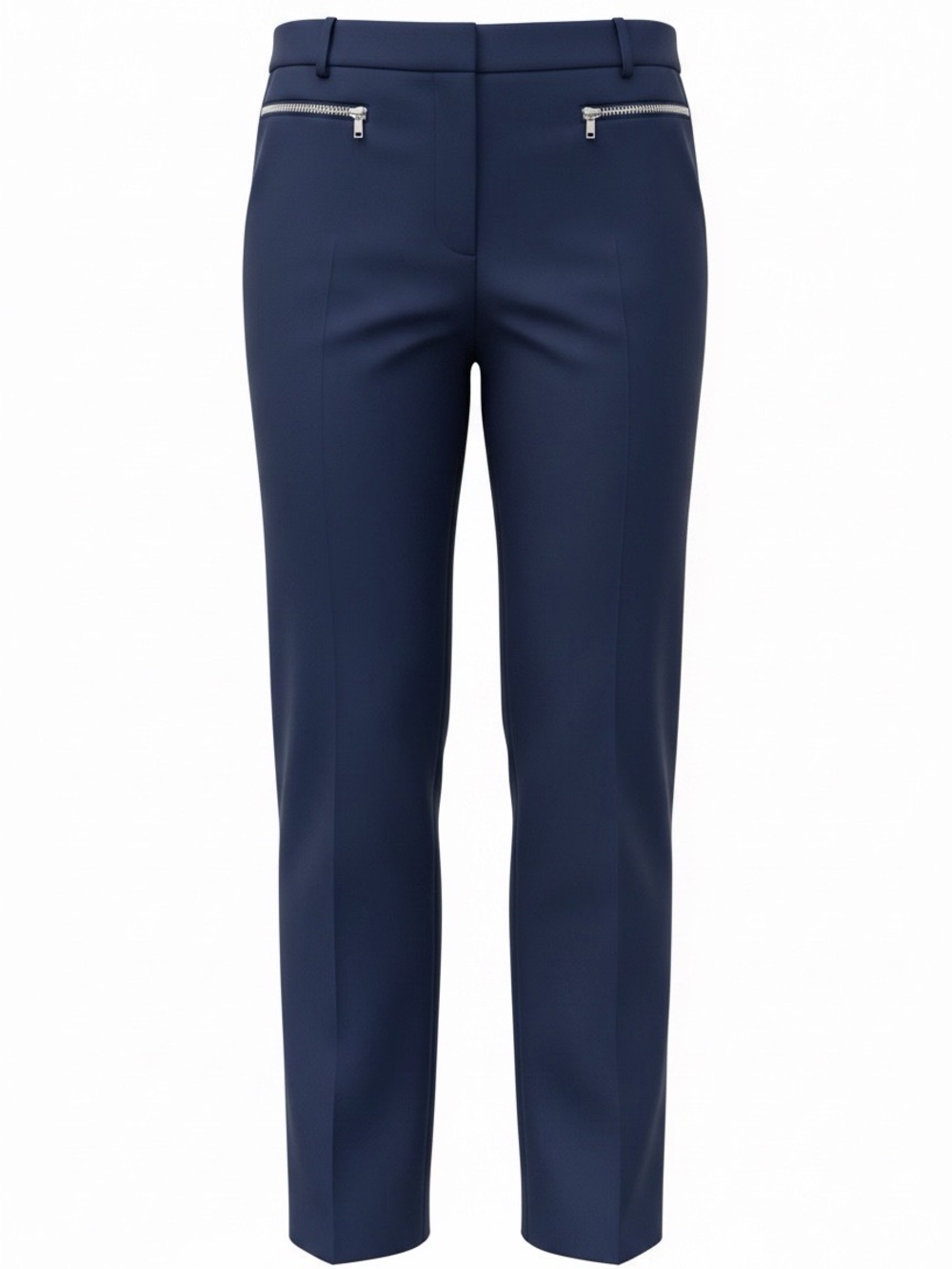 Calvin Klein Navy Dress Pants with Silver Zip Accents 1026